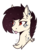 Size: 589x725 | Tagged: safe, artist:kseniyart, oc, oc only, pony, bust, female, mare, portrait, simple background, solo, tongue out, transparent background