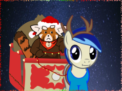 Size: 800x600 | Tagged: safe, artist:treforce, oc, oc only, oc:treforce, christmas, holiday