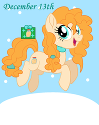 Size: 1021x1290 | Tagged: safe, artist:nightcorecat123, pear butter, earth pony, pony, g4, base used, female, mare, present, solo