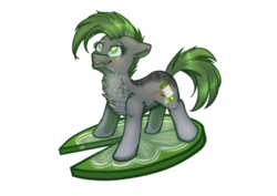 Size: 1280x905 | Tagged: safe, artist:mioumi-thebun, oc, oc only, oc:lime shaker, earth pony, pony, female, food, lemon, mare, simple background, solo, transparent background