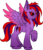 Size: 1127x1307 | Tagged: safe, artist:shad0w-galaxy, oc, oc only, oc:kana, pegasus, pony, black sclera, eye scar, female, heterochromia, raised hoof, red eyes, scar, simple background, solo, transparent background