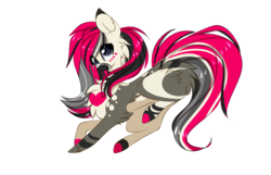 Size: 2000x1284 | Tagged: dead source, safe, artist:php146, oc, oc only, oc:cono candyheart, earth pony, pony, female, heart, mare, simple background, solo, transparent background