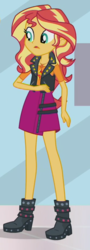 Size: 309x856 | Tagged: safe, screencap, sunset shimmer, a fine line, equestria girls, g4, my little pony equestria girls: better together, cropped, female, solo