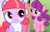 Size: 1540x992 | Tagged: safe, cheerilee, lily longsocks, oc, earth pony, pony, derpy's toy, g4, comparison, female, filly, mouth hold, note, paper