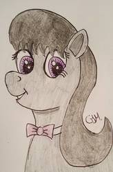 Size: 861x1316 | Tagged: safe, artist:rapidsnap, octavia melody, earth pony, pony, g4, bust, female, solo, traditional art
