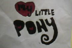 Size: 240x160 | Tagged: safe, artist:smokinalyssa, my little pony logo, no pony, traditional art
