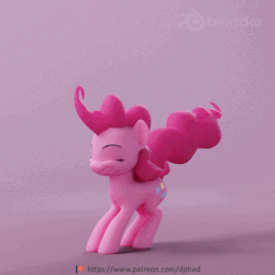 Size: 540x540 | Tagged: safe, artist:therealdjthed, pinkie pie, earth pony, pony, 3d, 3d model, animated, blender, blender cycles, bouncing, cute, cycles render, diapinkes, eyes closed, female, gif, goes with every song, happy, hnnng, hopping, jumping, mare, model:djthed, open mouth, patreon, patreon logo, perfect loop, pink background, ponk, prancing, pronking, shadow, simple background, smiling, smooth as butter, solo, sweet dreams fuel, weapons-grade cute