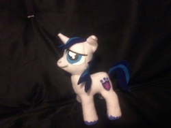 Size: 320x240 | Tagged: safe, artist:520playgage, shining armor, pony, g4, irl, photo, plushie, solo