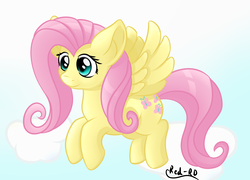 Size: 2000x1440 | Tagged: safe, artist:red-rd, fluttershy, pegasus, pony, g4, female, flying, mare, solo
