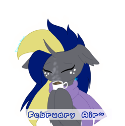 Size: 3414x3444 | Tagged: safe, artist:drawing-assassin-art, oc, oc only, oc:sleepy time, pony, unicorn, clothes, cold, cup, female, food, freckles, high res, holding, hot drink, hot drink in cold weather, mare, scarf, simple background, solo, steam, tea, transparent background, vector