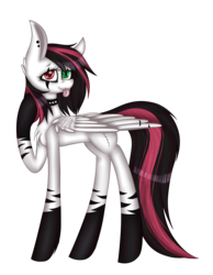 Size: 3108x3995 | Tagged: safe, artist:mimihappy99, oc, oc only, oc:emala jiss, pegasus, pony, female, high res, mare, simple background, solo, tongue out, transparent background