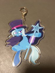 Size: 900x1200 | Tagged: safe, trixie, pony, g4, clothes, irl, keychain, photo, solo, wand