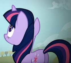 Size: 2766x2449 | Tagged: safe, screencap, twilight sparkle, pony, fall weather friends, g4, butt, cropped, female, high res, plot, solo