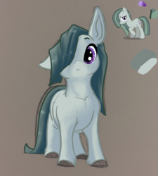 Size: 864x960 | Tagged: safe, artist:greyscaleart, marble pie, earth pony, pony, g4, female, mare, simple background, solo