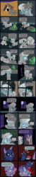 Size: 2000x9805 | Tagged: safe, artist:magerblutooth, diamond tiara, silver spoon, oc, oc:dazzle, oc:iggy, oc:imperius, cat, dog, earth pony, iguana, pony, comic:diamond and dazzle, g4, comic, controller, cup, female, filly, foal, food, gamecube controller, meat, steak, tea kettle, teacup, television, tray