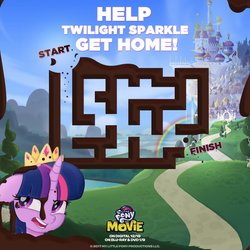 Size: 1200x1200 | Tagged: safe, twilight sparkle, g4, my little pony: the movie, canterlot, chocolate, crown, easier than easy, easy, food, insultingly easy, jewelry, logo, maze, maze game, meme, my little pony: the movie logo, regalia, text