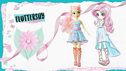 Size: 1920x1080 | Tagged: safe, fluttershy, equestria girls, g4, my little pony equestria girls: better together, doll, female, solo, toy