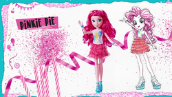 Size: 1920x1080 | Tagged: safe, pinkie pie, equestria girls, g4, my little pony equestria girls: better together, official, concept art, doll, duality, eqg promo pose set, female, merchandise, self ponidox, solo, toy