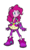 Size: 600x1000 | Tagged: safe, artist:rvceric, pinkie pie, equestria girls, g4, my little pony equestria girls: better together, super squad goals, clothes, crystal guardian, female, ponied up, simple background, solo, transparent background