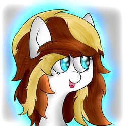 Size: 823x825 | Tagged: safe, artist:dairosa, oc, oc only, oc:coffe sweet, pony, bust, female, portrait, solo