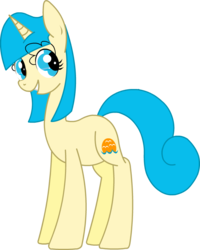 Size: 600x750 | Tagged: safe, artist:twitchy-tremor, oc, oc only, oc:twitchy tremor, pony, unicorn, 2018 community collab, derpibooru community collaboration, blue, cute, female, mare, simple background, solo, transparent background
