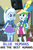 Size: 490x734 | Tagged: safe, edit, screencap, rainbow dash, trixie, human, equestria girls, g4, my little pony equestria girls: friendship games, are equestrian girls human?, best human, blue skin, clothes, duo, female, grifajes, igarins, image macro, meme, racism, skirt, xenos