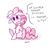 Size: 400x387 | Tagged: safe, artist:flutterpriest, color edit, edit, pinkie pie, earth pony, pony, g4, colored, crying, dialogue, female, floppy ears, mare, raised hoof, sad, signature, simple background, sitting, smiling, solo, underhoof, white background