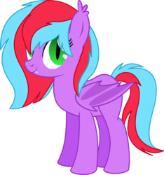 Size: 4512x4816 | Tagged: safe, artist:cyanlightning, oc, oc only, oc:fauna joy, bat pony, pony, 2018 community collab, derpibooru community collaboration, g4, .svg available, absurd resolution, bat pony oc, cute, fangs, female, looking at you, mare, needs more saturation, ocbetes, simple background, solo, transparent background, vector