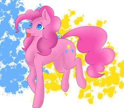 Size: 1024x890 | Tagged: safe, artist:pastelmandala, pinkie pie, earth pony, pony, g4, female, mare, solo, tongue out