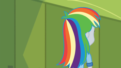 Size: 1920x1080 | Tagged: safe, screencap, derpy hooves, best trends forever, equestria girls, equestria girls series, g4, best trends forever: rainbow dash, rainbow wig