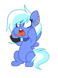 Size: 583x785 | Tagged: safe, artist:dragondreamzart, oc, oc only, oc:starlight starbright, pegasus, pony, chibi, female, mare, screaming, simple background, solo, transparent background