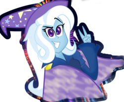 Size: 1039x850 | Tagged: safe, artist:princessfireshiner, trixie, equestria girls, g4, peace sign, simple background, transparent background