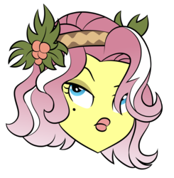 Size: 1972x2014 | Tagged: safe, artist:berrypunchrules, vignette valencia, equestria girls, equestria girls specials, g4, my little pony equestria girls: better together, my little pony equestria girls: rollercoaster of friendship, beauty mark, bust, female, hair over one eye, headband, holly, me my selfie and i, portrait, simple background, solo, transparent background
