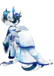 Size: 1712x2374 | Tagged: safe, artist:dormin-dim, oc, oc only, oc:soul silver, pony, clothes, dress, female, mare, simple background, transparent background