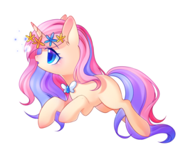 Size: 2100x1800 | Tagged: safe, artist:leafywind, oc, oc only, pony, unicorn, female, flower, flower in hair, mare, simple background, solo, transparent background