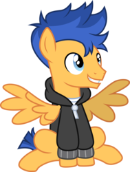 Size: 3000x3976 | Tagged: safe, artist:cloudy glow, flash sentry, pegasus, pony, g4, clothes, cute, diasentres, high res, jacket, male, simple background, smiling, solo, stallion, transparent background