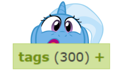 Size: 1920x1080 | Tagged: safe, editor:moonatik, trixie, pony, derpibooru, g4, female, looking at you, meme, meta, simple background, solo, tags, transparent background