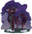 Size: 1653x1746 | Tagged: safe, artist:monogy, oc, oc only, oc:jade, pony, unicorn, clothes, female, mare, night, scarf, solo