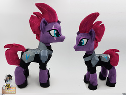 Size: 4032x3024 | Tagged: safe, artist:epicrainbowcrafts, tempest shadow, pony, g4, my little pony: the movie, female, high res, irl, mare, photo, plushie, solo