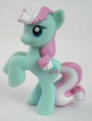 Size: 329x431 | Tagged: safe, photographer:absol, minty (g4), earth pony, pony, g4, blind bag, blind bag pony, female, irl, mare, photo, rearing, toy
