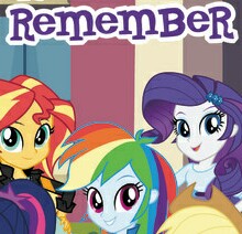 Size: 220x212 | Tagged: safe, applejack, rainbow dash, rarity, sci-twi, sunset shimmer, twilight sparkle, a friendship to remember, equestria girls, g4, meme, never forget, remember, wow! glimmer
