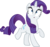 Size: 4500x4227 | Tagged: safe, artist:slb94, rarity, pony, unicorn, g4, made in manehattan, my little pony: friendship is magic, :o, absurd resolution, booty call, cute, dizzy, female, mare, open mouth, raised hoof, raribetes, simple background, solo, transparent background, vector