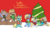 Size: 1900x1200 | Tagged: safe, artist:nootaz, oc, oc only, oc:blank space, oc:chocolate turnover, oc:nootaz, oc:nora swirl, oc:seafoam breeze, oc:waffle line, christmas, clothes, holiday, present, sweater, wallpaper