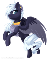 Size: 1024x1270 | Tagged: safe, artist:scarlet-spectrum, oc, oc only, pegasus, pony, art trade, female, mare, simple background, solo, transparent background