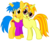 Size: 3254x2655 | Tagged: safe, artist:haybale100, oc, oc only, oc:code sketch, oc:nenenyaa, pony, unicorn, 2018 community collab, derpibooru community collaboration, .svg available, clothes, cutie mark, female, glasses, hair accessory, high res, hoodie, male, mare, simple background, stallion, svg, transparent background, vector