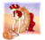 Size: 2000x1800 | Tagged: safe, artist:lou1911, oc, oc only, fox, hybrid, pony, snake, unicorn, crepuscular rays, cute, desert, female, fluffy, grin, licking, mare, one eye closed, raised hoof, smiling, tongue out, wink