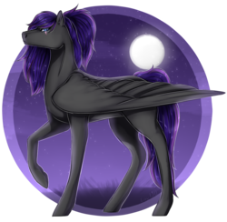 Size: 1231x1200 | Tagged: safe, artist:lou1911, oc, oc only, oc:midnight huntress, pegasus, pony, female, mare, solo