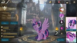 Size: 540x303 | Tagged: safe, edit, twilight sparkle, alicorn, pony, g4, my little pony: the movie, arena of valor, crossover, female, game, movie accurate, solo, twilight sparkle (alicorn)