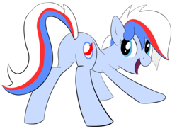 Size: 6000x4432 | Tagged: safe, artist:reconprobe, oc, oc only, oc:recon probe, pony, absurd resolution, butt, plot, simple background, solo, transparent background