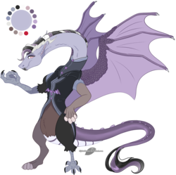Size: 1100x1096 | Tagged: safe, artist:bijutsuyoukai, oc, oc only, oc:existential shade, draconequus, draconequus oc, interspecies offspring, offspring, parent:discord, parent:inky rose, parents:inkycord, reference sheet, simple background, solo, transparent background